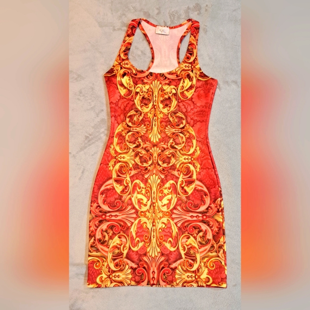 Sleeveless bodycon summer dress